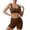 AA-Coffee, variant on QATAINLAV Women's Sport Bras and Biker Shorts 2 Piece Matching Sets High Waisted Butt Lifting Shapewear Shorts Outfits Beige XL