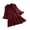 Wine, variant on Women's Tops Summer Trendy V Neck Half Horn Sleeve Shirt Curved Hem Loose Flowy Comfortable Breathable Blouses (XL, White)