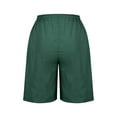 thumbnail image 4 of DPTALR George Women's Bermuda Cargo Shorts,Knee Length,Casual,Suitable for Athletic Walking Workout,#Green,Size XL, 4 of 6