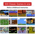 thumbnail image 2 of 2025 Mini consola de videojuegos Retro portátil, reproductor de juegos portátil de 8 bits, 500 juegos integrados, salida AV, 2 of 5