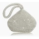thumbnail image 5 of Bolso lleno de diamantes de imitación, bolso de mujer, elegante y noble, para banquetes, para sujetar el bolso con la mano., 5 of 6