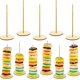 thumbnail image 1 of Soportes DE Madera para Donuts YONGSHENG 5 Piezas Estilo Redondo, 1 of 5