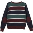 thumbnail image 2 of Adam Baker Viero Richi Boys 2364 Button-up Cotton Knit Sweater Cardigan - Burgundy/Navy - 2, 2 of 2
