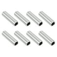 thumbnail image 1 of 8 Pcs Entretoises en Acier Inoxydable 304 3/8 Pouces OD x 1/4 Pouces ID x 1 3/8 Pouces Longueur(10x7x35mm) Vis Support de Bague Finition Simple Non Filetée Entretoises Rondes en Métal pour Vis M3 Boulons et Tiges, Argent, 1 of 6