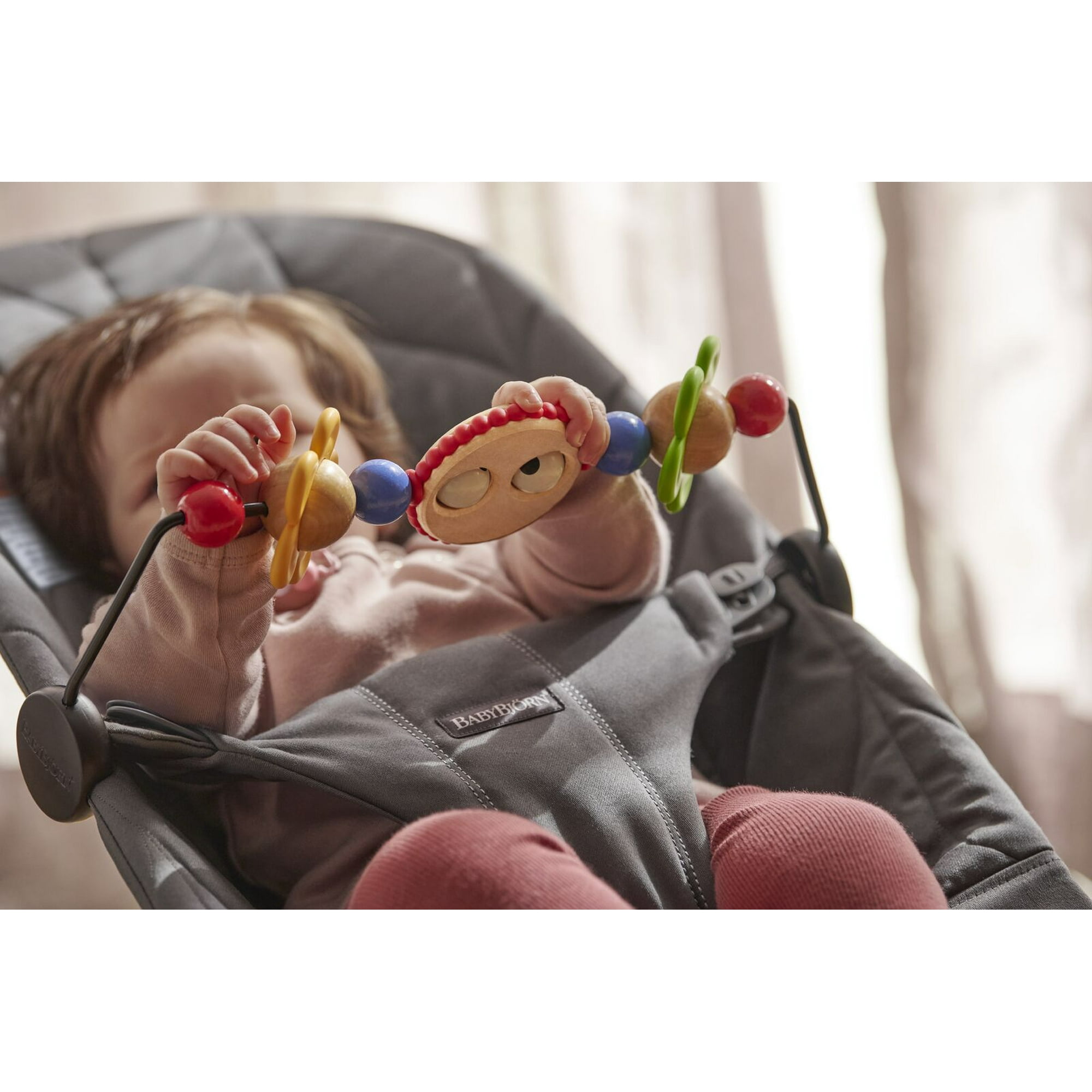 Babybjorn wooden toy for bouncer 2025