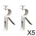 thumbnail image 1 of 5x2 Soportes Para Barra De Cortina, Estante De Soporte Universal Para Barra De Cortinas De ,1 Pulgadas, Color, 1 of 8