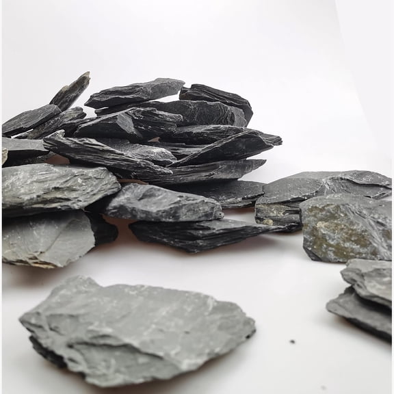 Natural Slate Rocks for Aquariums, Landscaping, Tank Decoration, Amphibian Enclosures