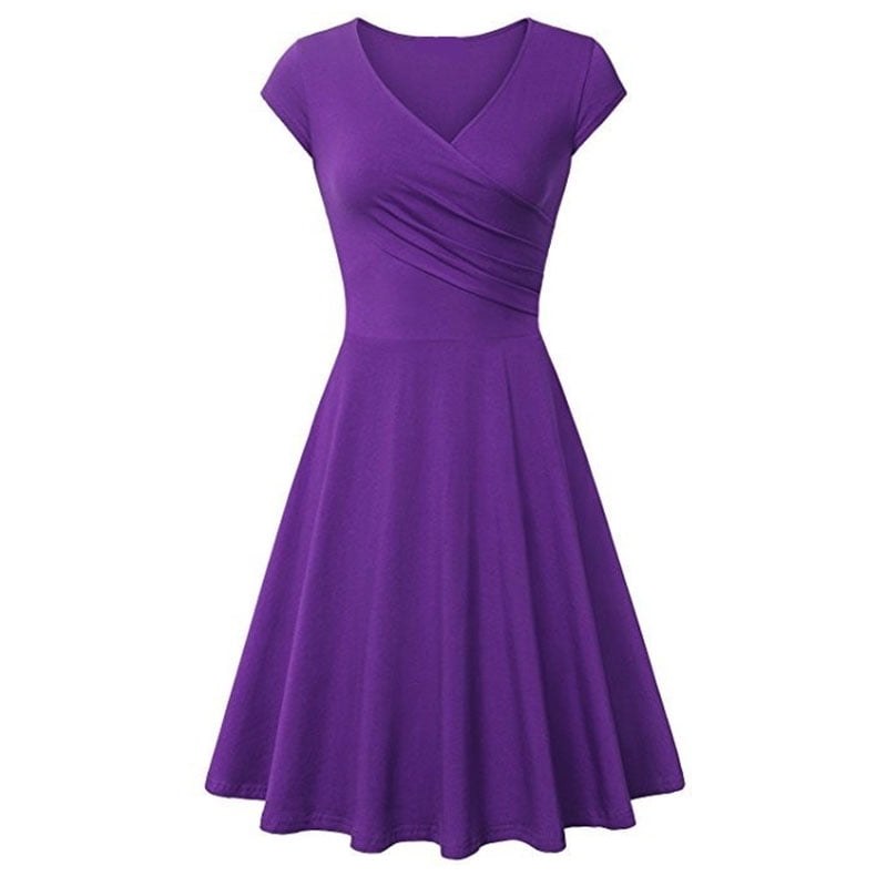 mauve beach dress