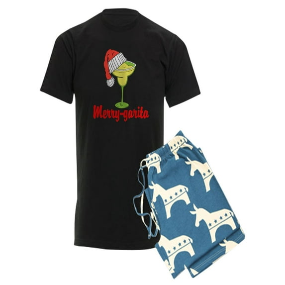 CafePress - Merry Garita Pajamas - Men's Dark Pajamas