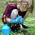 thumbnail image 3 of Vgo... 1-Pair Kids Gardening Gloves Ages 3-9| Natural Latex Grip|Breathable Yard Work & DIY Safety Gloves, Machine Washable For Outdoor Play (XS, Blue, KID-RB6013), 3 of 7