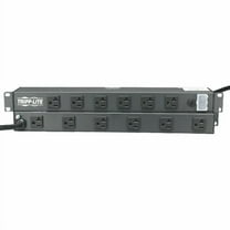 Tripp Lite 1U Rack-Mount Power Strip w/12 Outlets (6 Front & 6-Rear-Facing)