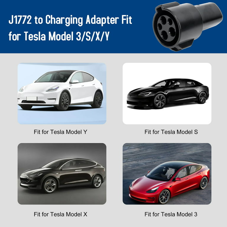 Aumotop J1772 to Charging Adapter Fit for Tesla Model 3SXY, 80 Amp