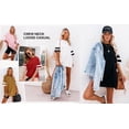 thumbnail image 6 of Sherrylily Women Oversized T Shirts Tees Half Sleeve V Neck Tops S-2XL, 6 of 6