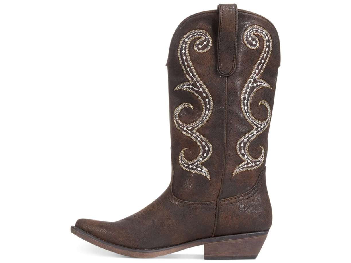 mid calf western boot