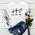 thumbnail image 3 of Camiseta de manga corta con estampado de latido de corazón de leopardo para mujer, ropa estampada Harajuku, Top de mujer, verano, novedad, 3 of 5