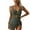 Army Green, variant on Kukoosong Women's Racerback One Piece Swimsuit Swim Dress with Back-Smoothing for Summer Beach and Pool