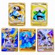 thumbnail image 2 of 5Pcs Card Metal Pokémon Letters Charizard Vmax Rayquaza Vstar Pikachu Anime Game Gold Iron Playing Cards Kids Toys Gifts, 2 of 5