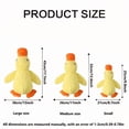 thumbnail image 2 of Dog Plush Duck Toy - Interactive Chew Toy for Dogs, Durable Stuffed Duck Toy for Puppy Self-Hi, Comforting Cuddle Toy for Large Dogs, Yellow S - For Indoor Play, Pet Anxiety Relief, Daily Chewing, 2 of 7