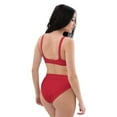 thumbnail image 5 of Red Cherries High- Waisted Bikini Swimsuit Set (3XL), 5 of 6