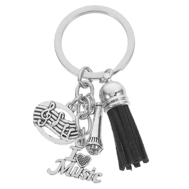 BESTYASH Llavero Decorativo Plateado Con Musical Para Llaves Y Regalo De Fiesta