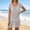 Z001-White, variant on Women's Swimsuit Cover Ups Sheer Mesh Short Sleeve V Neck Beach Dress Lightweight Quick Dry Bathing Suits Swimwear