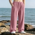 thumbnail image 2 of Men's Sweatpants Loose Striped Straight Leg Sweatpants For Men Elastic Waisted Wide Leg Pants Men's Drawstring waist Pants, 2 of 6