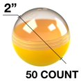 thumbnail image 2 of Cápsulas Entervending de colores transparentes, 50 unidades, 50 mm, para Gumball, 2 of 7