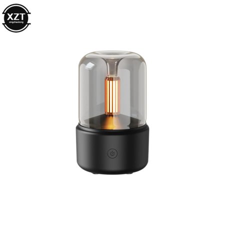 

USB Desktop Humidifier Mini Ambient Light Aromatherapy Diffuser Home Bedroom Bedside Aromatherapy Humidifier Candle Light