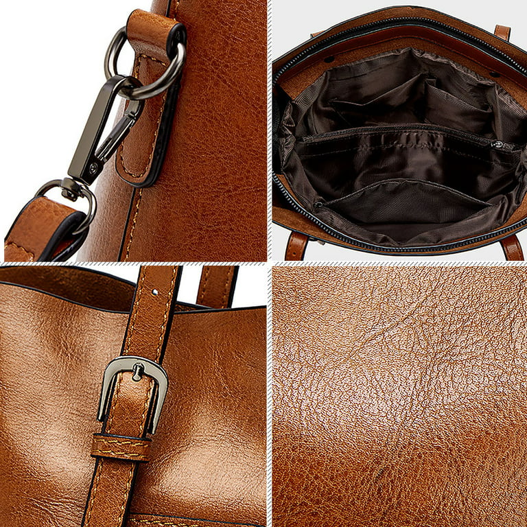 Four Leather Work Bags for Women