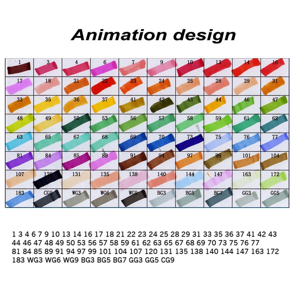 Image result for touchfive marker color chart