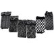 thumbnail image 3 of Lace Fishnet Socks Dress Ankle Socks Black Nylon Polyamide Breathable Silky For Women 6Pairs, 3 of 3