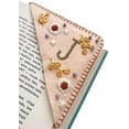 thumbnail image 7 of Personalized Hand Embroidered Corner Bookmark,Felt Triangle Page Stitched Handmade Bookmark,Unique Cute Flower Letter Embroidery Bookmarks Accessories for Book Lovers, 7 of 7