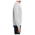 thumbnail image 3 of Mens Core Fleece Classic Crewneck Cotton/Poly fleece Sweatshirt Ash 4XL, 3 of 6