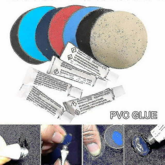 10pcs Pvc Glue For Air Mattress Inflating Air Bed Boat Sofa Repair Kit Patches Glue