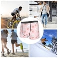 thumbnail image 6 of Kdxio Men's Boxer Briefs with Rabbit And Peach Print - Comfortable and Breathable Underwear for Everyday Wear, 6 of 7