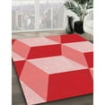 thumbnail image 3 of Ahgly Company Tapis Rond Lavable en Machine Intérieur Transitionnel Rose Pastel, 5 Pieds Rond, 3 of 7