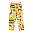 thumbnail image 4 of Daiia Funny Construction Vehicles Women's Sleep Pant with Pockets and Drawstring,Pajama Pants-X-Large, 4 of 9