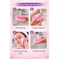 thumbnail image 3 of Body Benefits Facial Cleansing Sponges Gentle Exfoliating Makeup Removal Pink 6 Count, 3 of 10