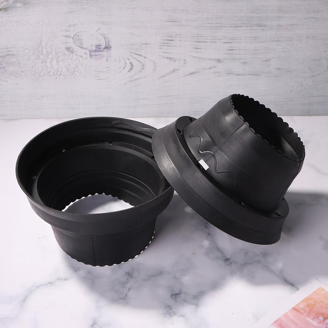 2 fundas impermeables para altavoces de coche de 6,5 pulgadas con espaciador de silicona suave para bocina (negro)
