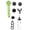 Green, variant on Mosiee Nylon Bike Computer Mount for Road Bikes - Integrated Handlebar Bracket for -Garmin & -Bryton Multifunctional for Cameras Green