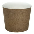 thumbnail image 1 of Uttermost Tabouret de Rangement en Bois et Tissu Côtier Brun/blanc Cassé, 1 of 5