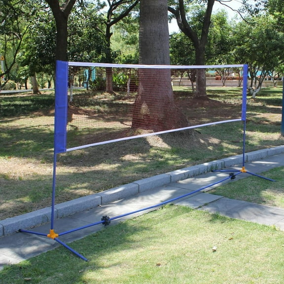 Portable Height Adjustable Badminton Volleyball Tennis Net Set with Carry Bag for Outdoor Activities