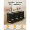 thumbnail image 4 of Miscoos 9 Drawer Dresser, 62.9" Large Deep Chest of Drawers,Wooden Dresser Storage Cabinet with 9 Drawers for Bedroom, Long Black Dressers for Living Room, Hallway,Nursery, 4 of 8