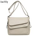 thumbnail image 2 of Nuevos bolsos cruzados de hombro para mujer, bolso de mensajero de cuero PU de alta calidad, bolso de mano para mujer, bolso de diseñador principal, 2 of 5