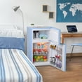 thumbnail image 2 of Avanti Retro Series Compact Refrigerator and Freezer, 3.1 cu. ft., in Robin Egg Blue (RMRT30X6BL-IS), 2 of 20