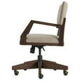 thumbnail image 3 of Riverside Furniture Chaise de Bureau en Bois Rembourré en Riche Tabac, 3 of 6