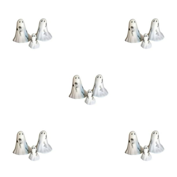 Advancent Spooky Halloween Sculptures Set - Artesanía segura y exquisita para los amantes de la emoción Estatua de escritorio 3 piezas Type2 NO2