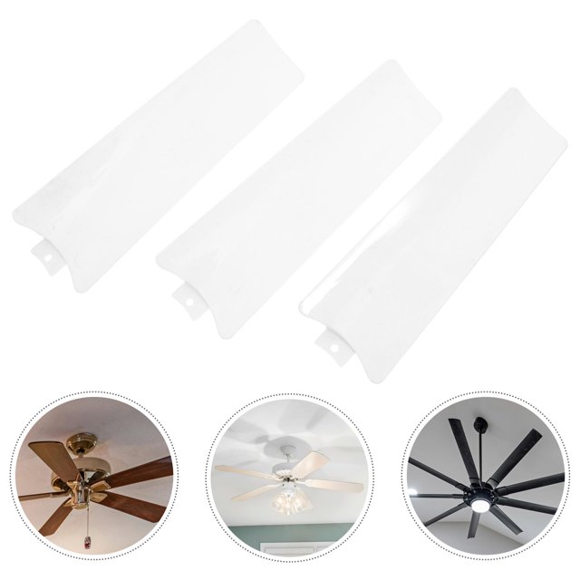 Moluckfu 3Ud Hojas Para Ventilador De Pie Plástico Silenciosas Para Oficina Y Camping