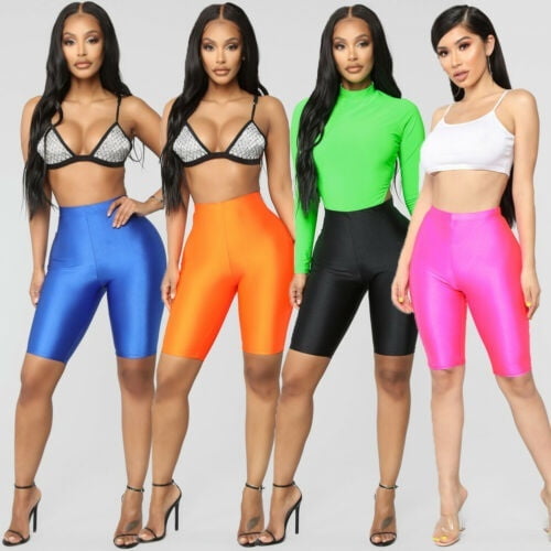 Knee length top tight shorts