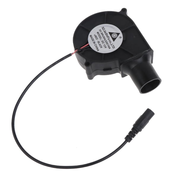 MOMOJIA DC12V 1.5A BBQ Blower Fan Smelting Metal Cooling Fans Portable for Green Egg Fan